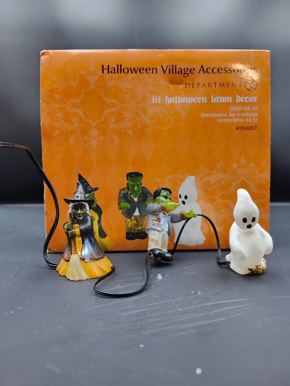 Department 56 Halloween Village Accessories Lit Halloween Lawn Decor 4054267